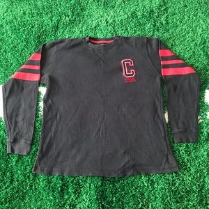 Coogi Varsity Long Sleeve - Black / Red